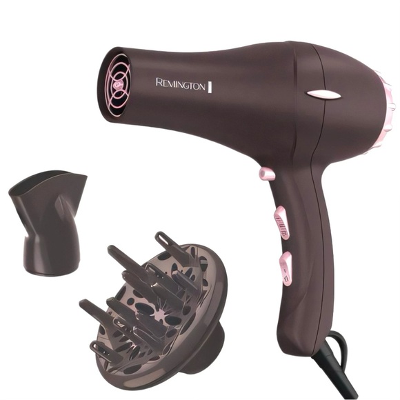 Remington Pro Pearl Professional Ceramic Hair Dryer Concentrator and Diffuser - Picture 3 of 16